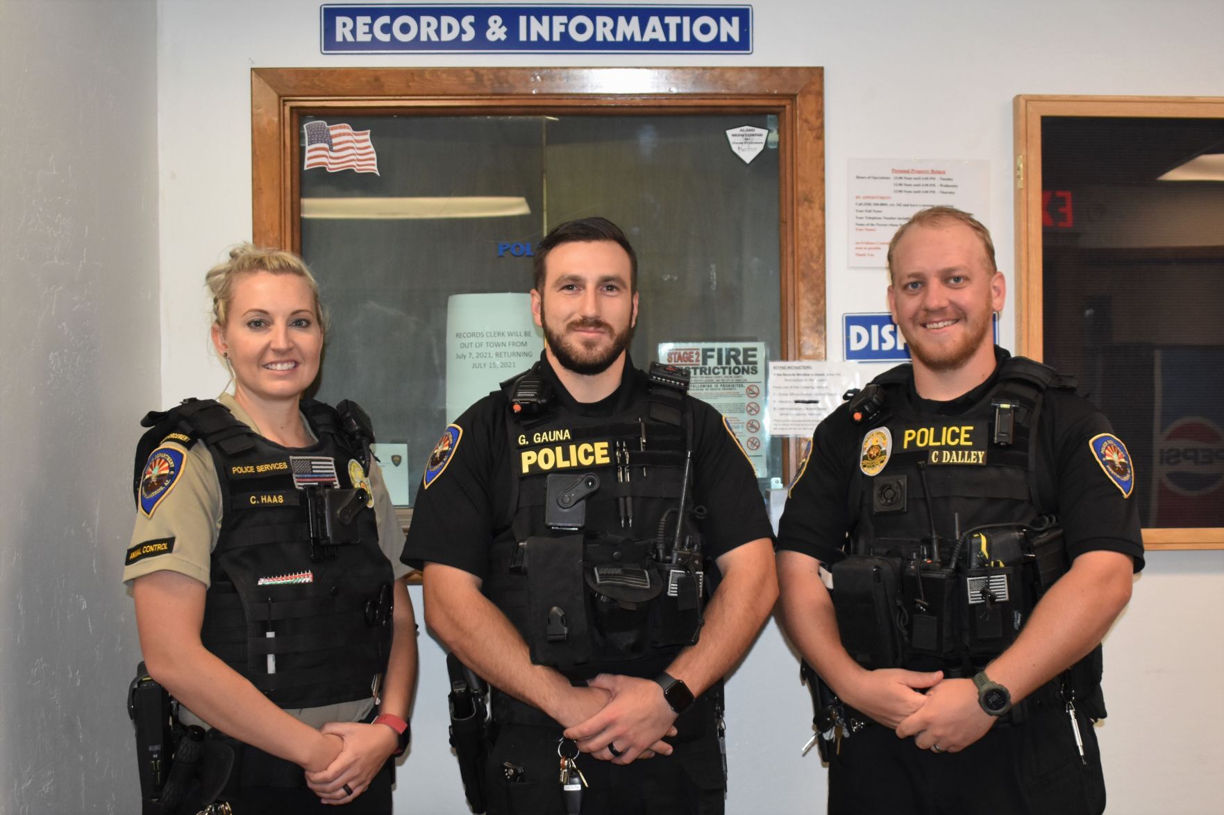 PTLS Police Department adds three new officers